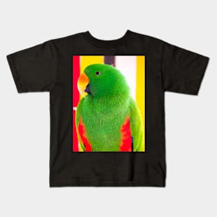 Male Eclectus Parrot (North East Australia) Kids T-Shirt